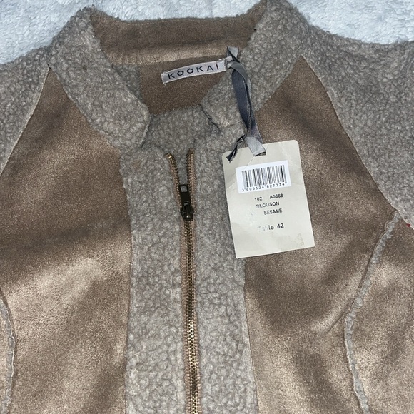 KOOKAI NWT jacket sesame collr all new with tags ! - Picture 3 of 3